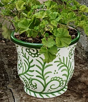 VIETRI Verde Garden Round Planter