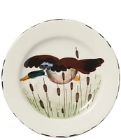 VIETRI Festive Fall Collection Wildlife Mallard Salad Plate