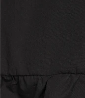 Vigoss Front-Bow-Detailed Short Sleeve Top