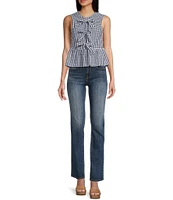 Vigoss Gingham Sleeveless Top