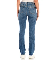 Vigoss Jeans Ace High Rise Destructed Straight Leg Jeans