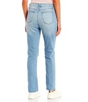 Vigoss High Rise Distressed Straight Jeans