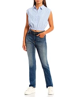 Vigoss High Rise Straight Jeans