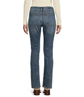 Vigoss Marley Mid Rise Skinny Fit Straight Leg Jeans