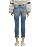 Vigoss Thompson Destructed Cuffed Tomboy Jeans