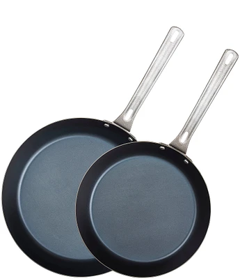 Viking 2-Piece Blue Carbon Steel Fry Pan Set