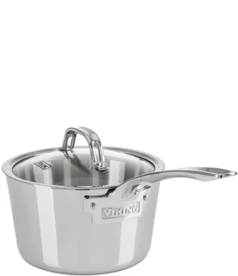 Viking 3-Ply Contemporary Stainless Steel Saucepan with Lid