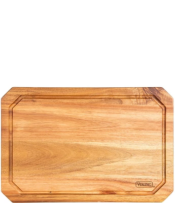 Viking Acacia Wood Carving Board with Juice Groove