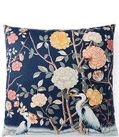 Noble Excellence Villa By Noble Excellence Floral Crane Filled Euro Sham