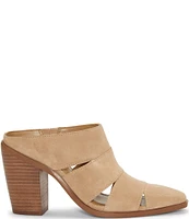 Vince Camuto Aimie Banded Suede Mules