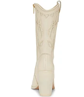 Vince Camuto Alisah Western Leather Cowgirl Boots