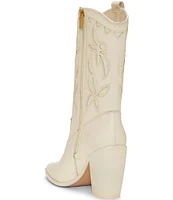 Vince Camuto Alisah Western Leather Cowgirl Boots