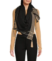 Vince Camuto Basket Weave Solid Super Soft Scarf Wrap