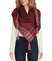 Vince Camuto Basket Weave Solid Super Soft Scarf Wrap