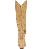 Vince Camuto Biancaa Leather Belted Western Boots