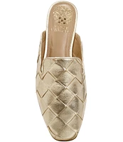 Vince Camuto Bindi Leather Woven Mules