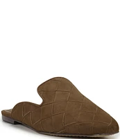 Vince Camuto Bindi Suede Woven Mules