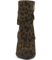 Vince Camuto Blaira Cheetah Suede Ankle Booties