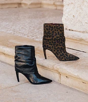 Vince Camuto Blaira Cheetah Suede Ankle Booties