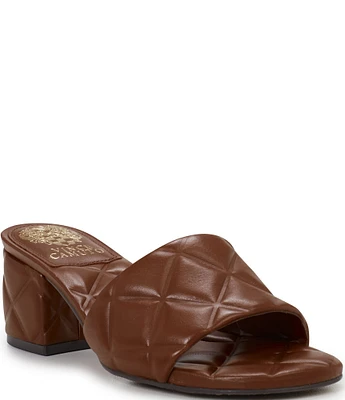 Vince Camuto Braylen Quilted Leather Sandals