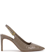 Vince Camuto Brendie Quilted Patent Leather Slingback Pumps