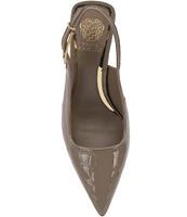 Vince Camuto Brendie Quilted Patent Leather Slingback Pumps