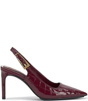 Vince Camuto Brendie Quilted Patent Leather Slingback Pumps