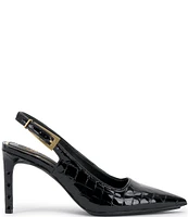 Vince Camuto Brendie Quilted Patent Leather Slingback Pumps