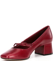 Vince Camuto Charley Leather Bow Pumps