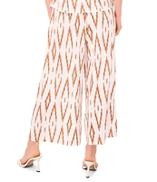 Vince Camuto Coordinating Tie Front Wide Leg Pull-On Pants