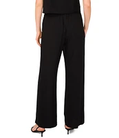 Vince Camuto Coordinating Woven Belted Straight Leg Pants
