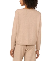 Vince Camuto Crew Neck Long Sleeve Top