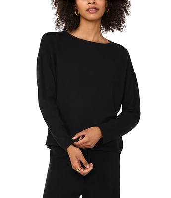 Vince Camuto Crew Neck Long Sleeve Top