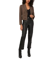 Vince Camuto Cropped Plaid Blazer