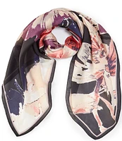 Vince Camuto Exploded Blooms Square Scarf