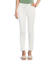 Vince Camuto Frayed Hem Skinny Leg Mid Rise Ankle Jeans