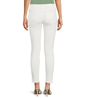 Vince Camuto Frayed Hem Skinny Leg Mid Rise Ankle Jeans