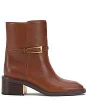 Vince Camuto Gali Leather Buckle Ankle Boots