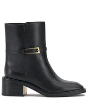 Vince Camuto Gali Leather Buckle Ankle Boots