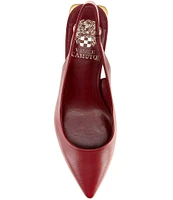 Vince Camuto Hamden Leather Slingback Pumps