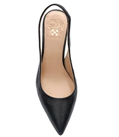 Vince Camuto Hamden Leather Slingback Pumps