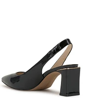 Vince Camuto Hamden Patent Leather Slingback Pumps