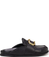 Vince Camuto Junnie Leather Slip On Buckle Mules