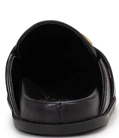 Vince Camuto Junnie Leather Slip On Buckle Mules