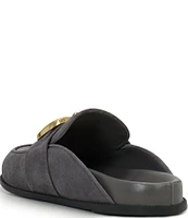 Vince Camuto Junnie Suede Slip On Buckle Mules