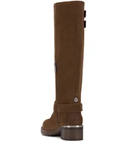 Vince Camuto Kaydin Suede Tall Moto Boots