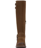 Vince Camuto Kaydin Suede Tall Moto Boots