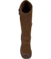 Vince Camuto Kaydin Suede Tall Moto Boots