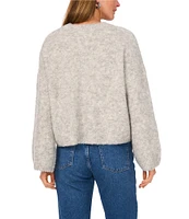 Vince Camuto Knit Round Neck Long Sleeve Sweater