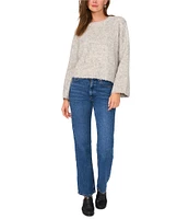 Vince Camuto Knit Round Neck Long Sleeve Sweater